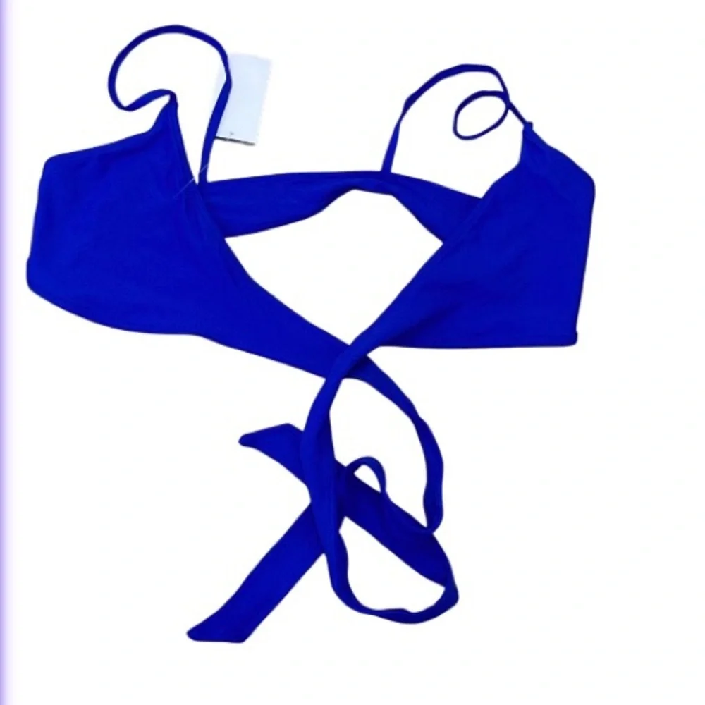 KIKI RIO Royal Blue Bikini Top Size M